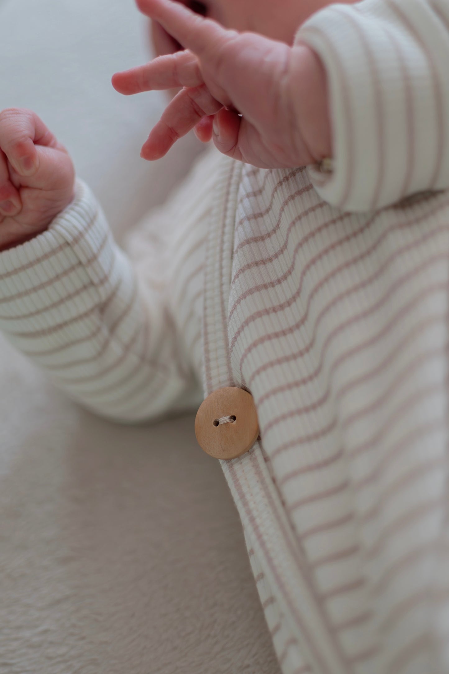 Boxpakje rib | Streepjes | Licht beige