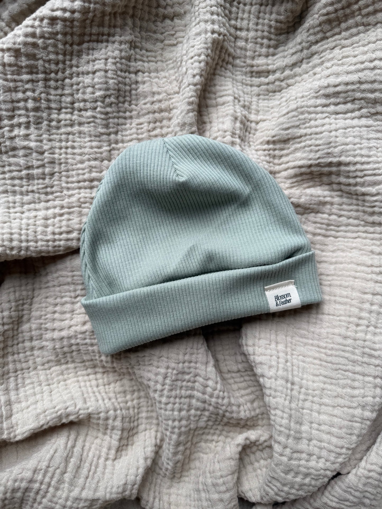 Beanie rib | Dusty groen