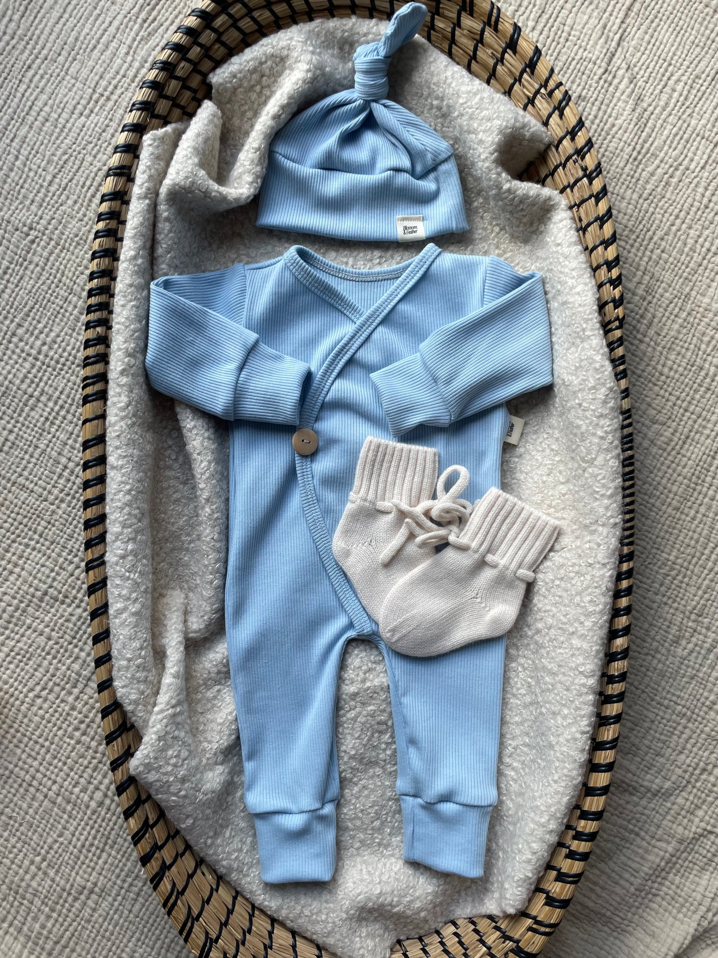 Boxpakje rib | Licht blauw