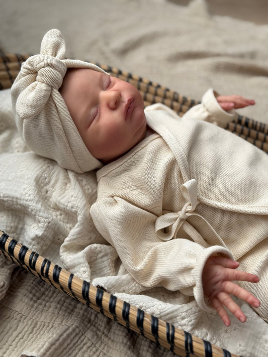 Onesie | Baby knit | Cream