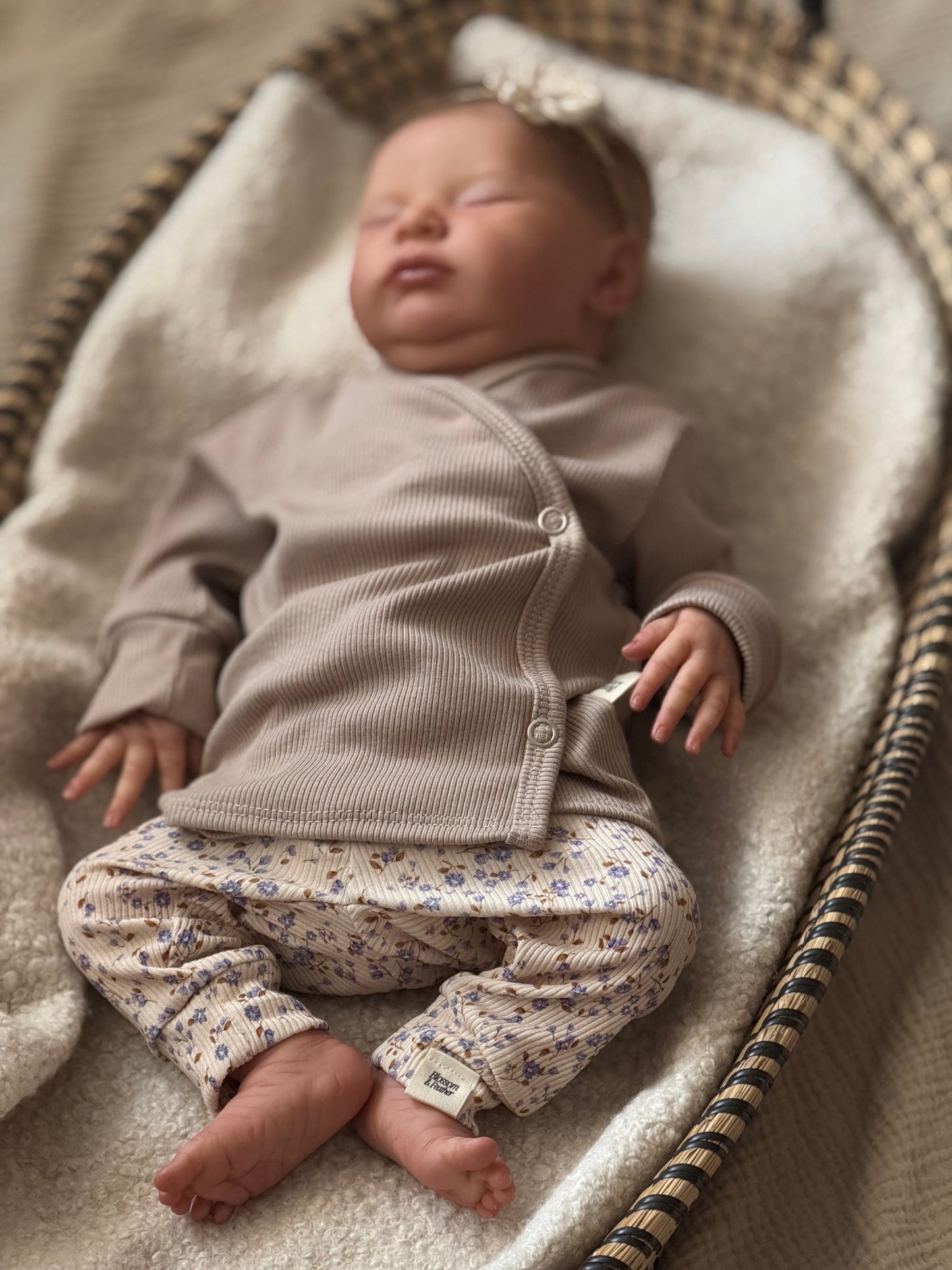 Wrap shirt rib | Taupe