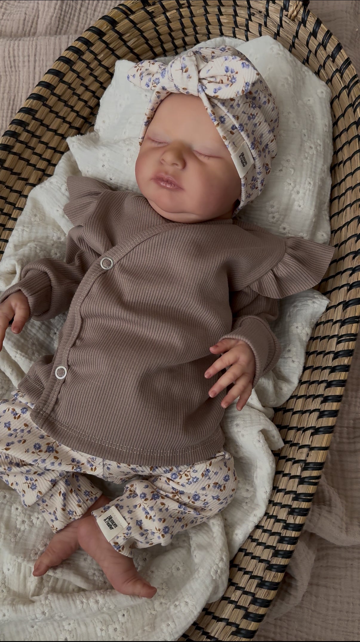 Overslagshirtje Taupe | Met of zonder ruffle | Rib