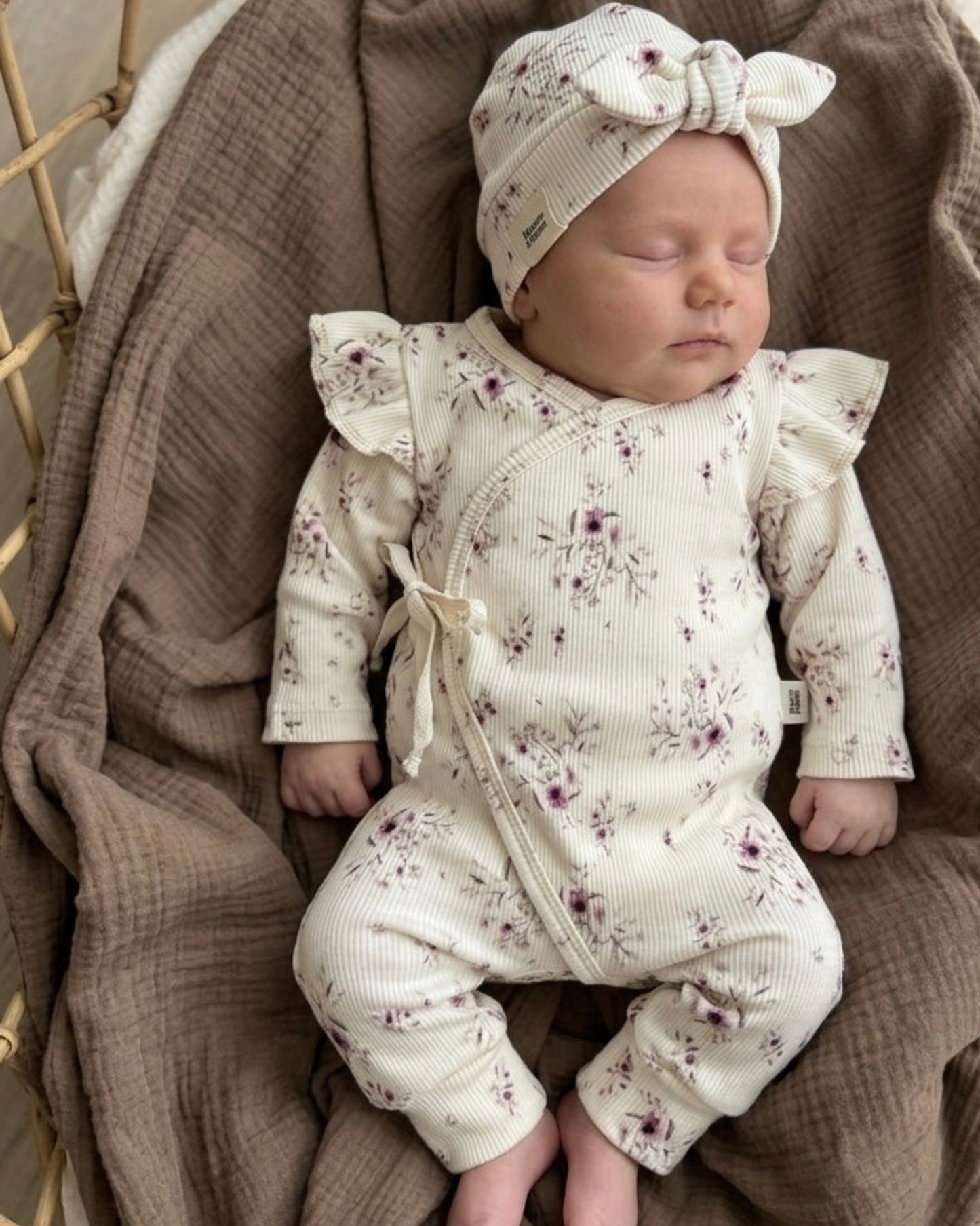 Boxpakje rib | Kersenbloesem | Met of zonder ruffle - Blossom & Feather