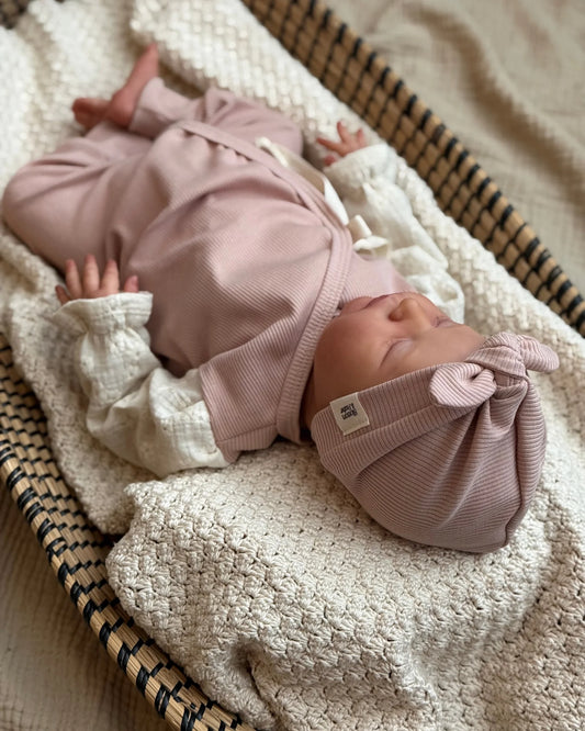 Boxpakje rib | Nude roze | Broderie afbeelding 2 - Blossom & Feather