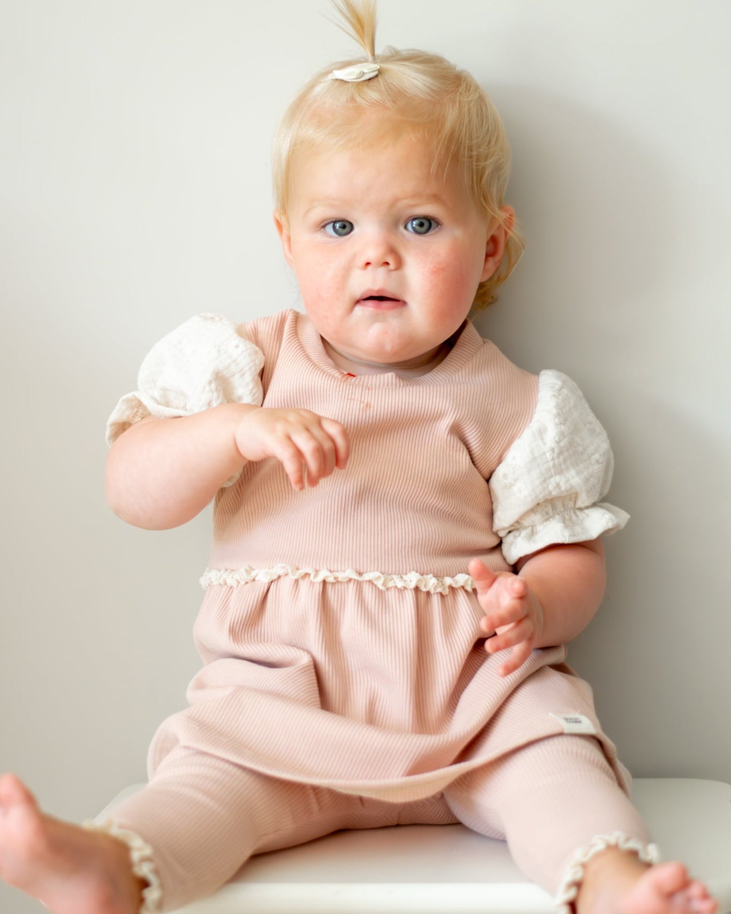 Broekje rib | Nude roze | Kant afbeelding 2 - Blossom & Feather
