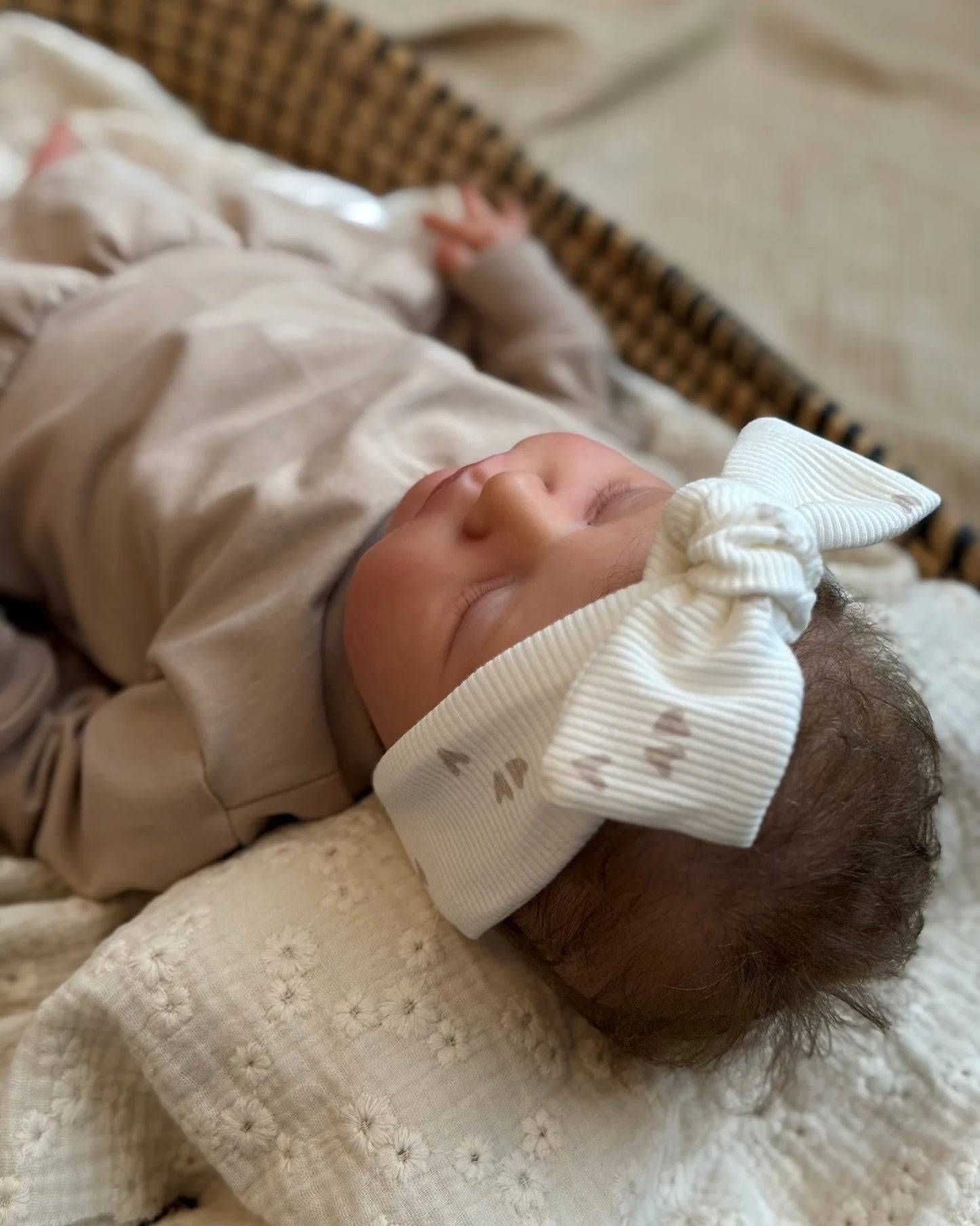 Haarbandje rib | Hartjes - Blossom & Feather