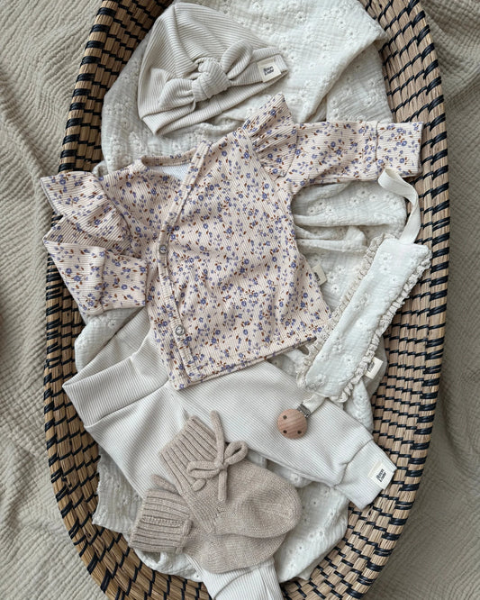 Overslagshirtje rib | Met of zonder ruffle | Sofia afbeelding 2 - Blossom & Feather