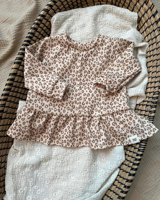 Peplum trui | Luipaard afbeelding 2 - Blossom & Feather