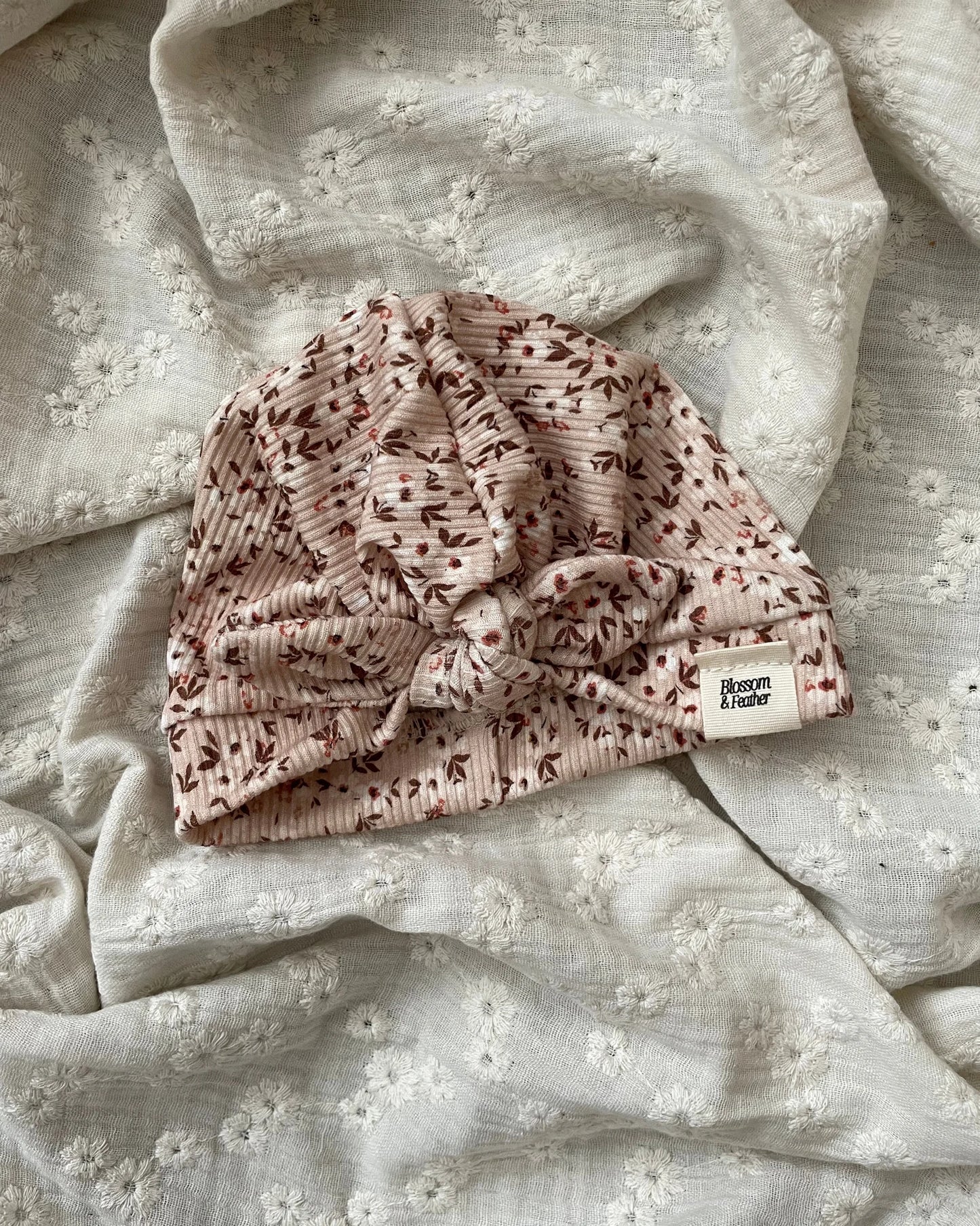 Turban mutsje rib | Livia - Blossom & Feather