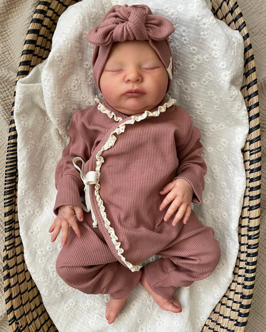 Turban musje rib | Klei roze afbeelding 2 - Blossom & Feather