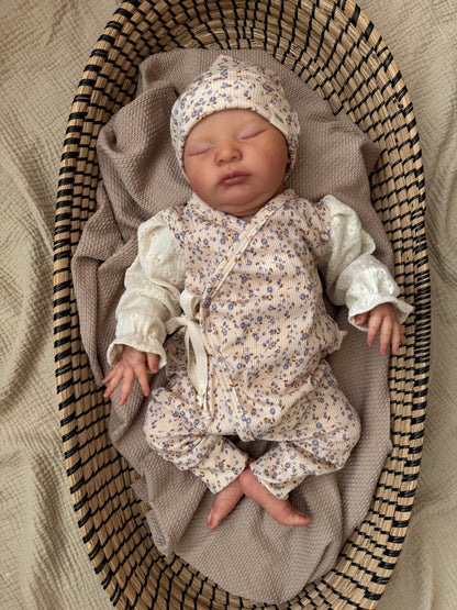 Ribbed romper | Sofia | Broderie