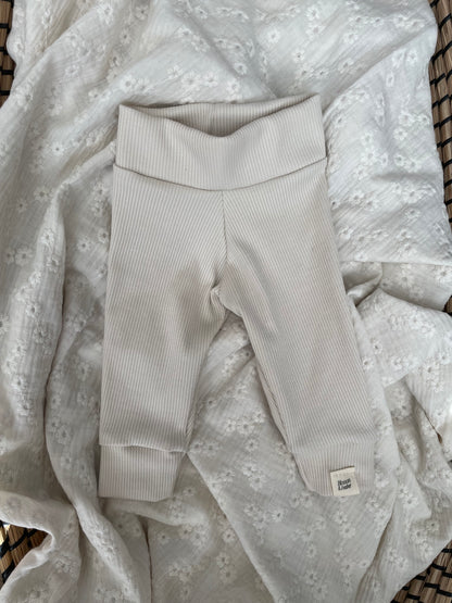 Ribbed shorts | Cream