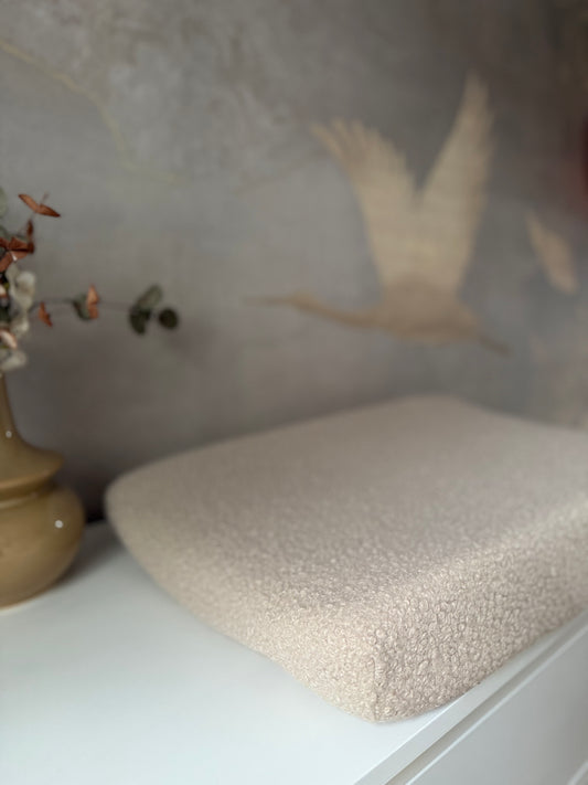 Aankleedkussenhoes | Teddy | Beige