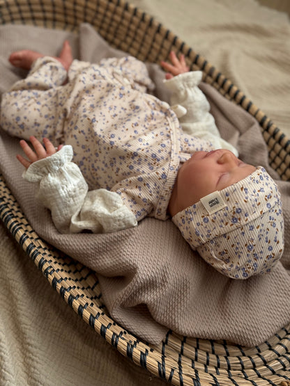 Ribbed romper | Sofia | Broderie