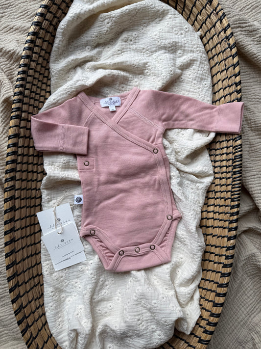 Overslagromper Lille Barn | 100% Merino wol | Lichtroze