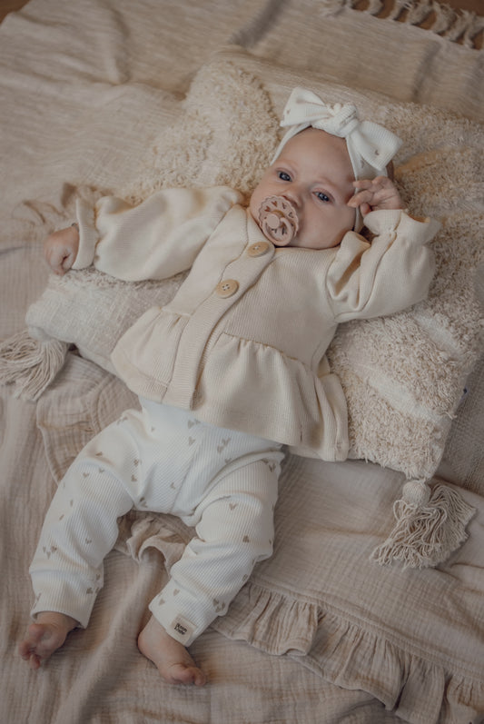 Vestje | Baby knit | Crème