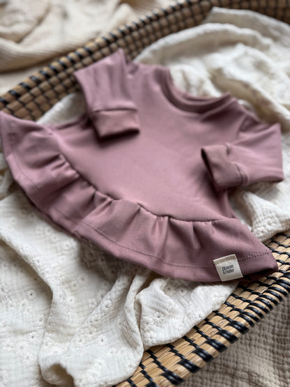 Peplum trui | Mauve