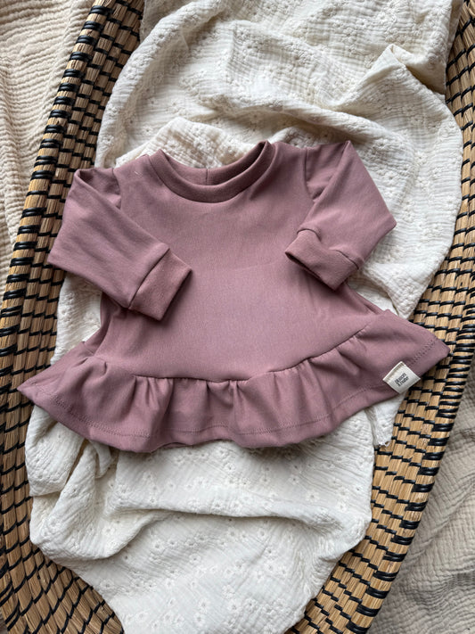 Peplum trui | Mauve