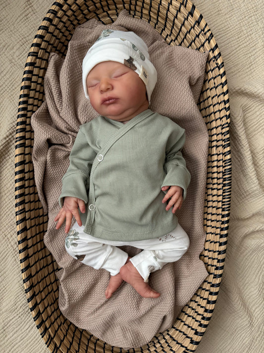 Wrap shirt rib | Dusty Green