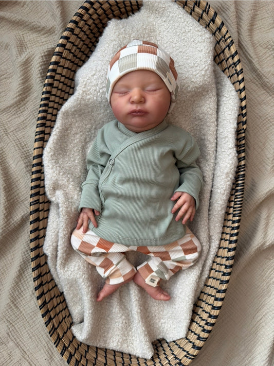 Wrap shirt rib | Dusty Green