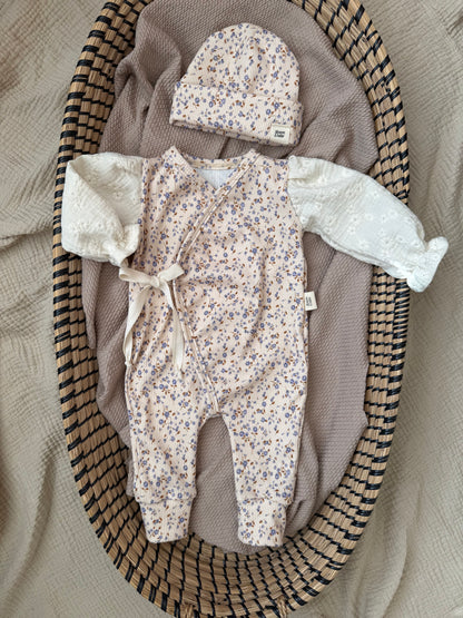 Ribbed romper | Sofia | Broderie