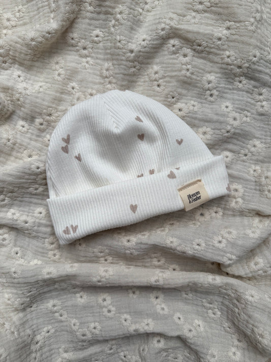 Beanie rib | Hartjes