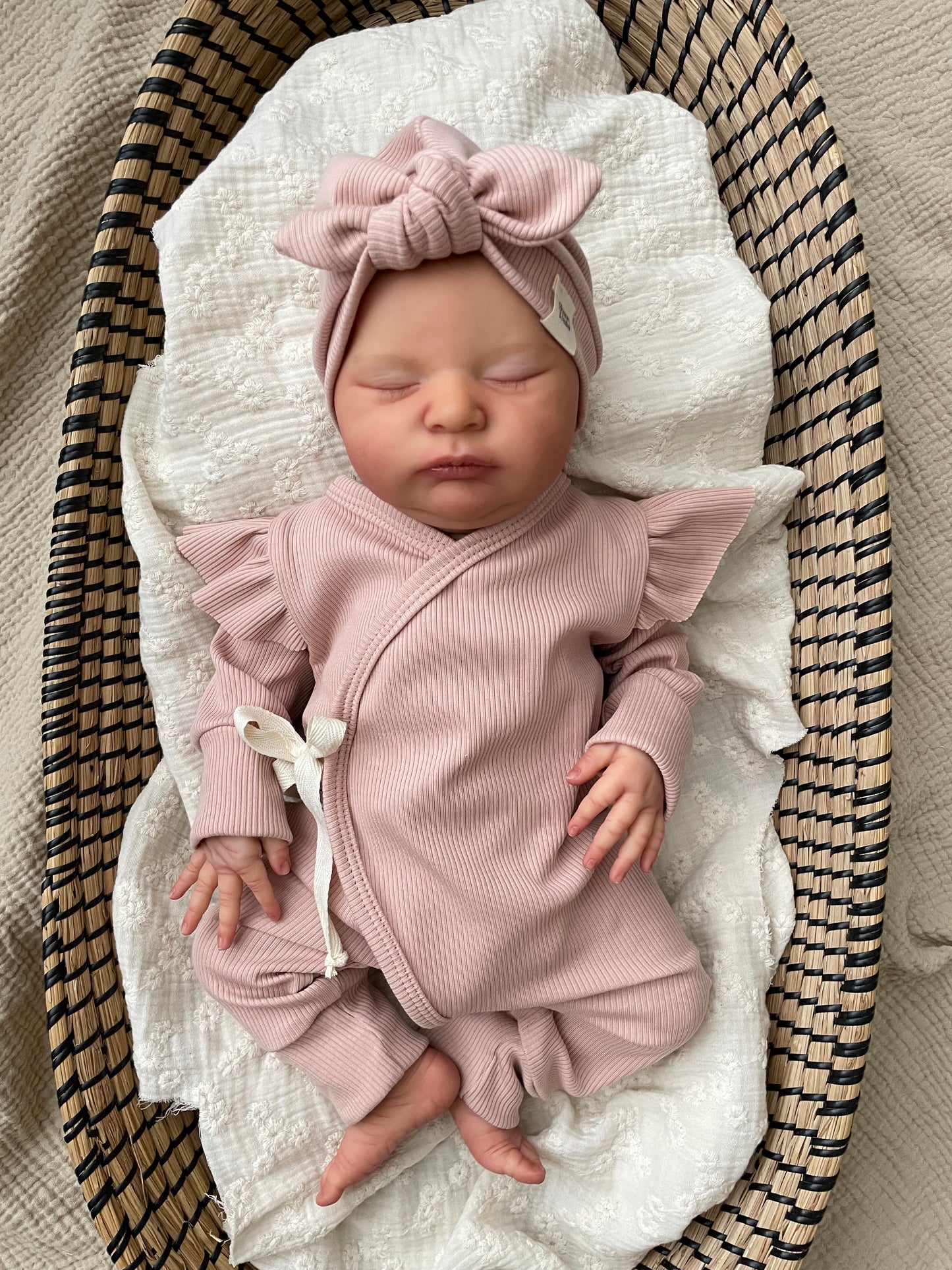 Boxpakje rib | Roze | Ruffle