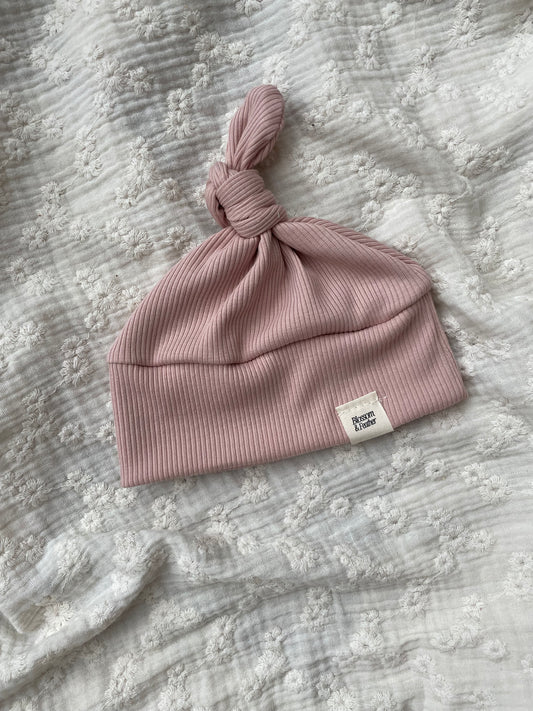 Knoopmutsje rib | Roze