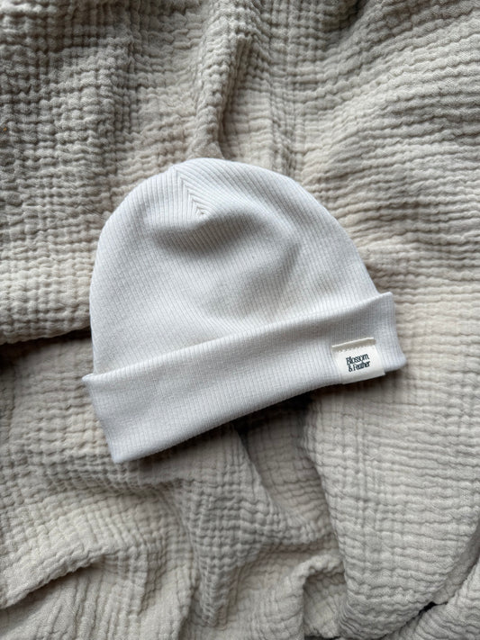 Beanie rib | Crème