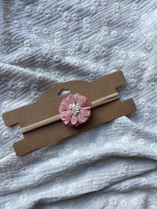 Haarbandje-fleur-Roze