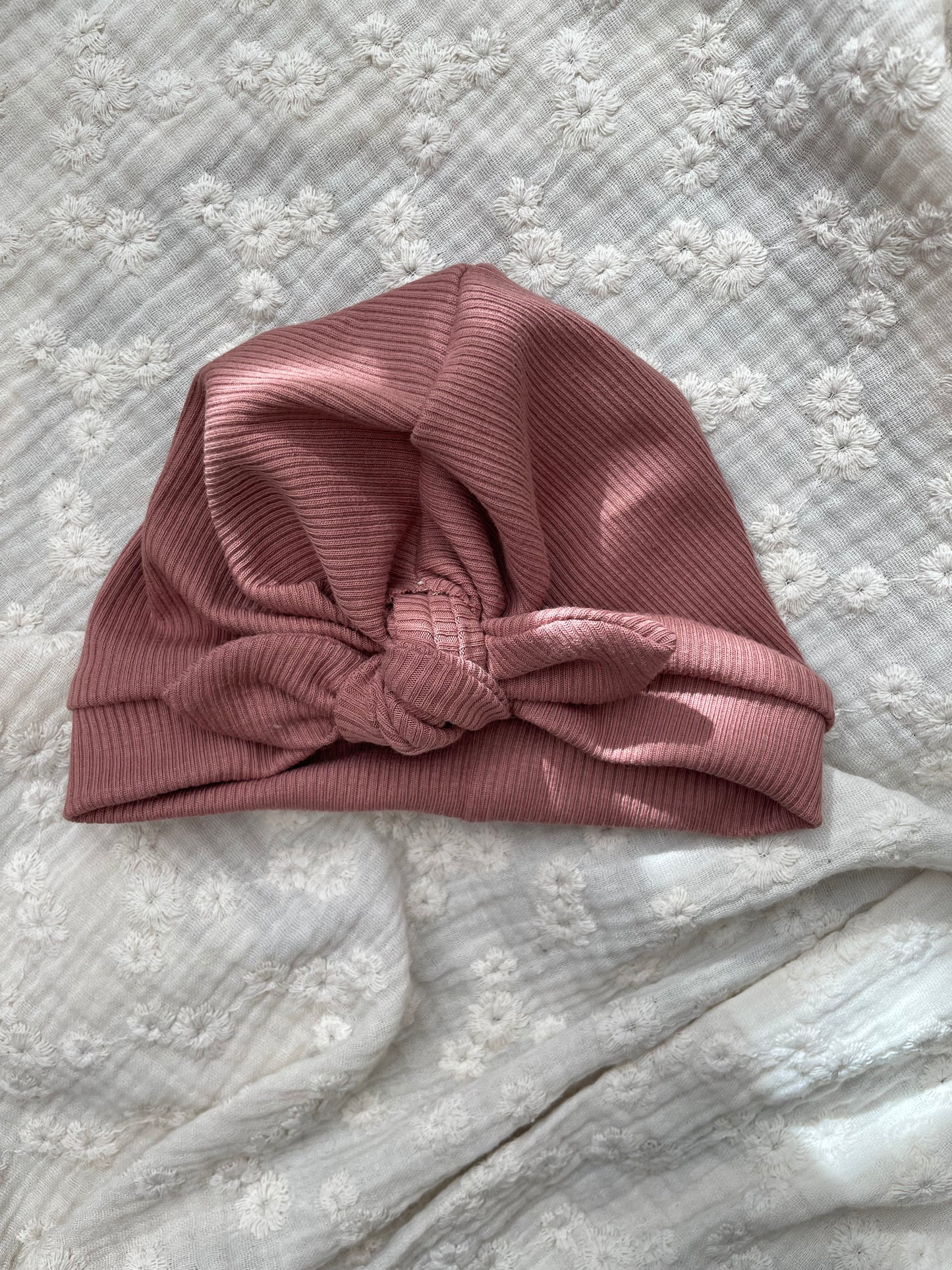 Turban musje rib | Klei roze