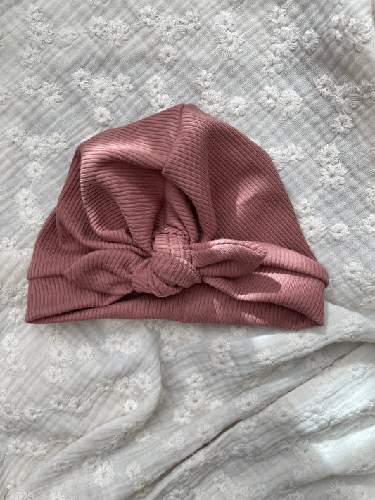 Turban musje rib | Klei roze