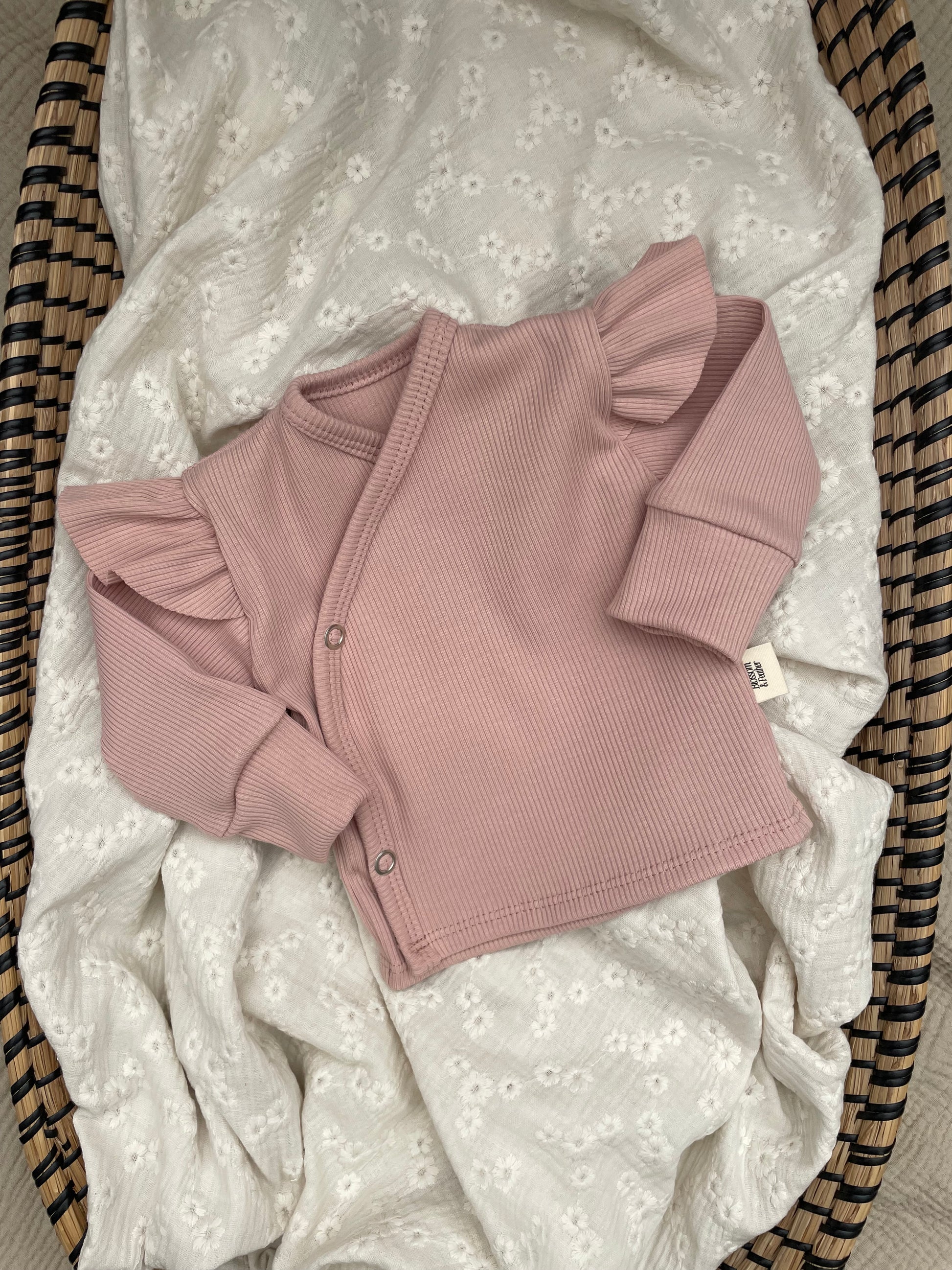 Overslagshirtje-rib-Roze-Ruffle