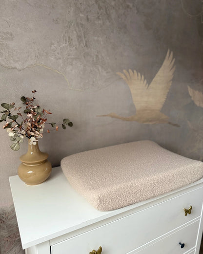 Aankleedkussenhoes | Teddy | Beige afbeelding 1 - Blossom & Feather