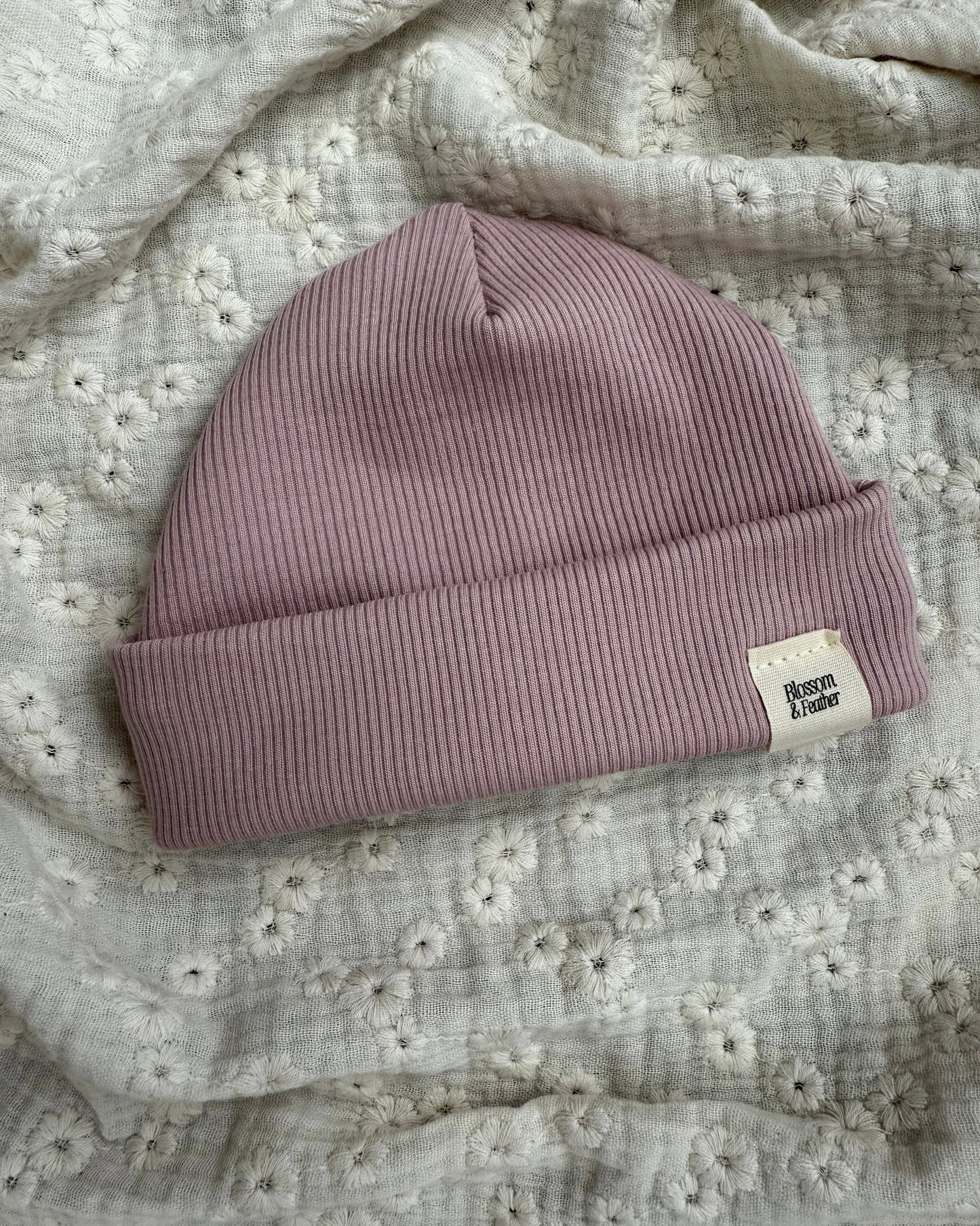 Beanie rib | Oudroze - Blossom & Feather
