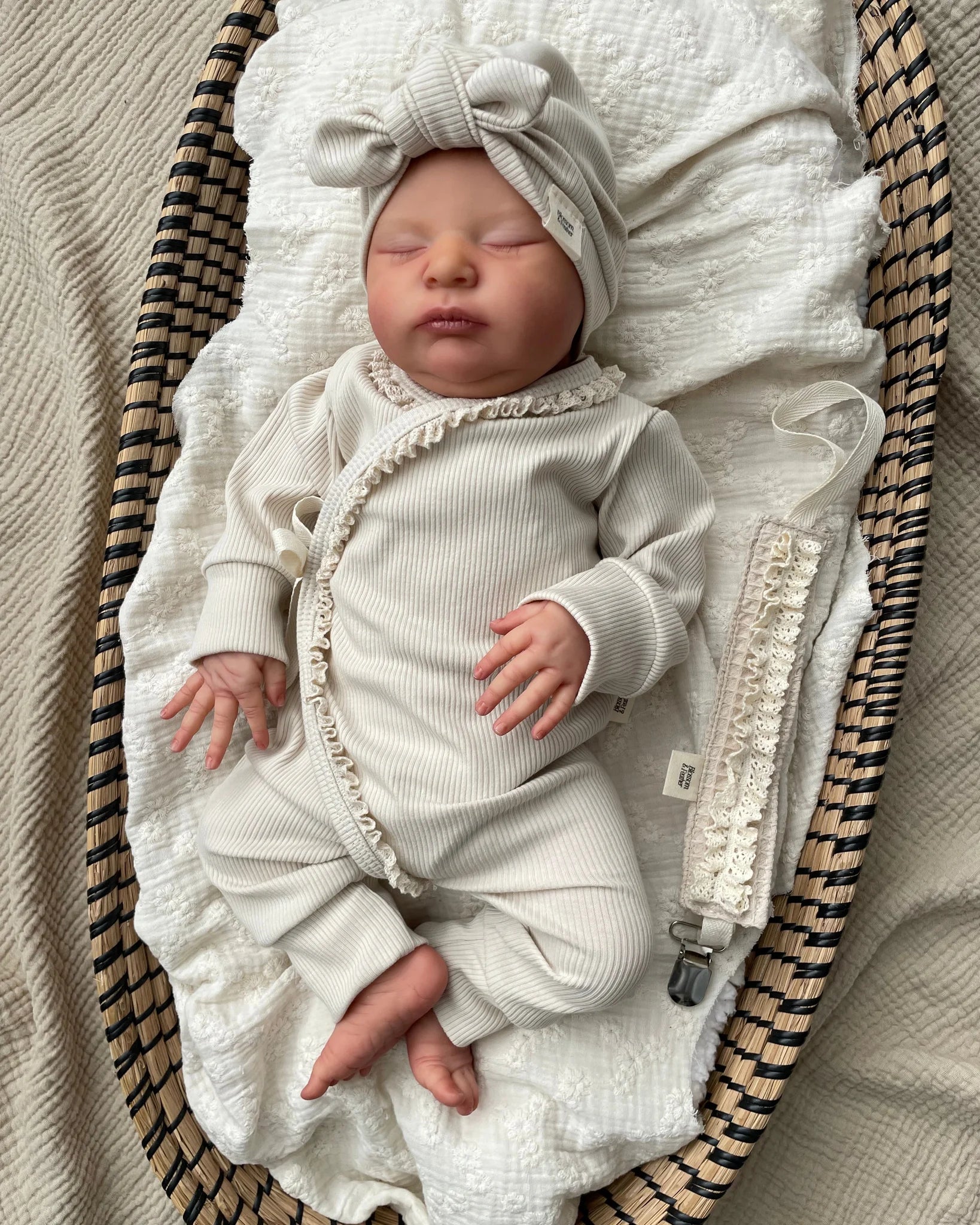 Boxpakje rib | Cr�me | Kant - Blossom & Feather