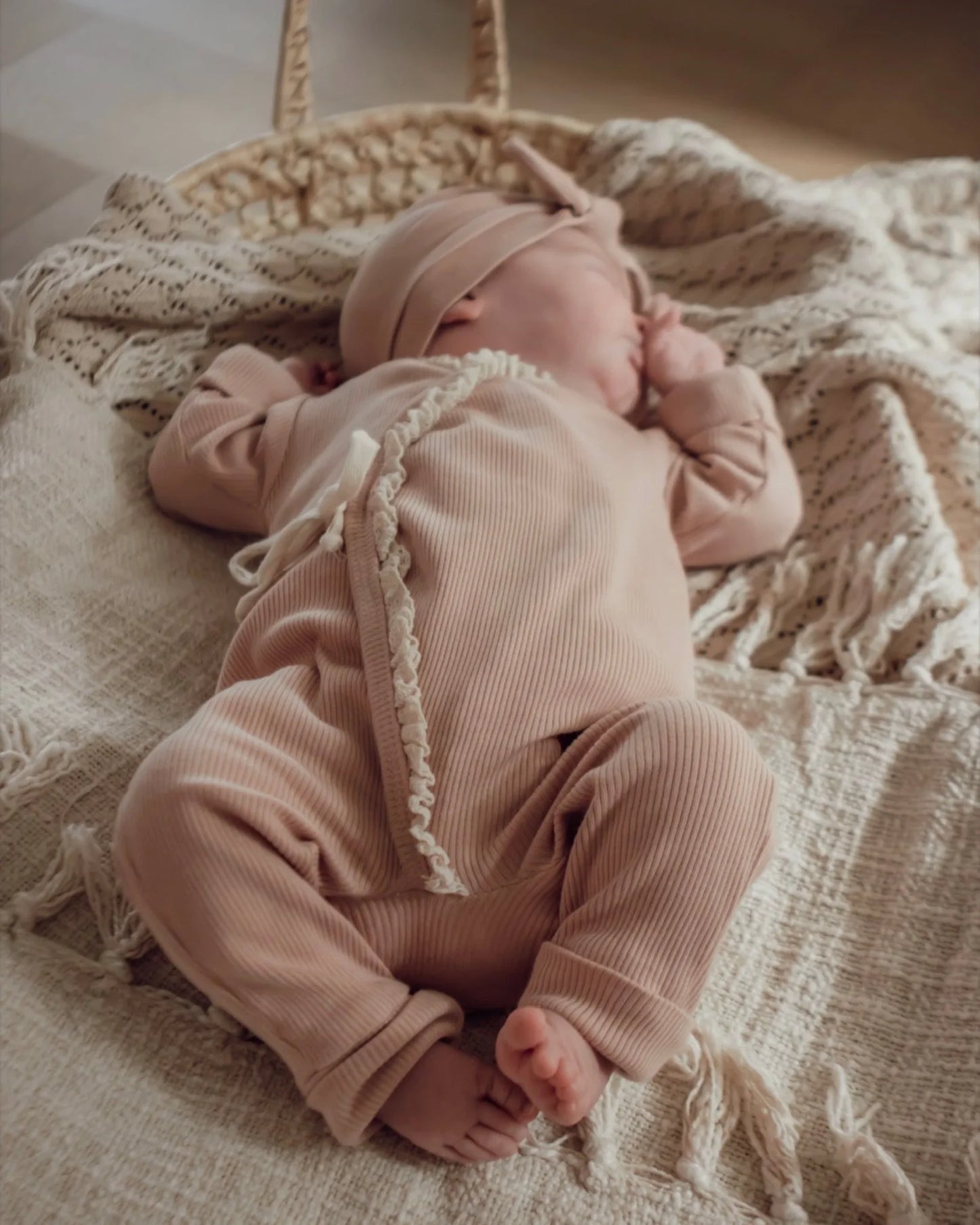 Boxpakje rib | Nude roze | Kant afbeelding 2 - Blossom & Feather