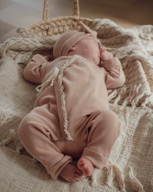 Boxpakje rib | Nude roze | Kant afbeelding 2 - Blossom & Feather