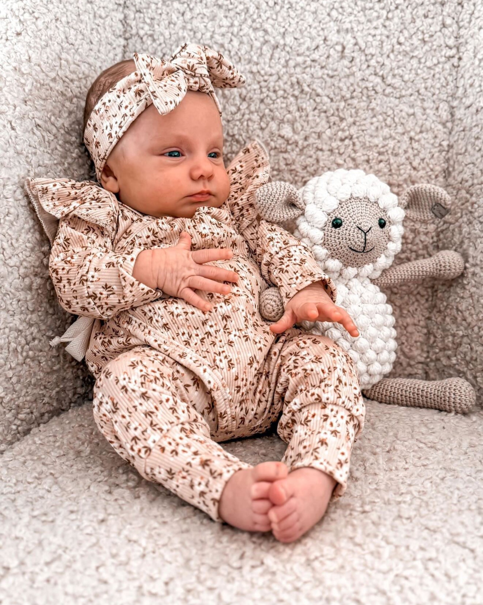 Boxpakje Livia | Met of zonder ruffle | Rib afbeelding 2 - Blossom & Feather