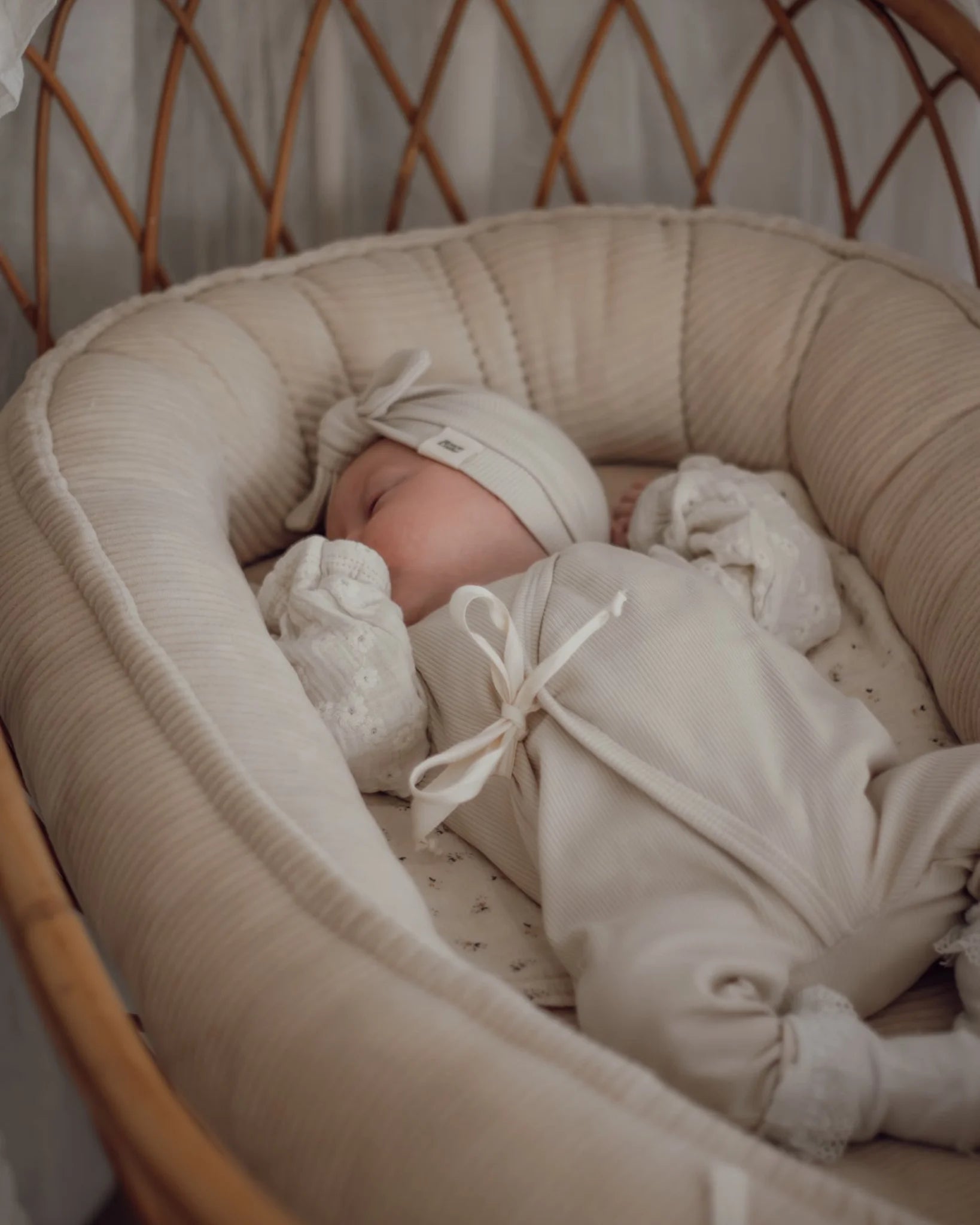 Boxpakje rib | Crème | Broderie afbeelding 1 - Blossom & Feather