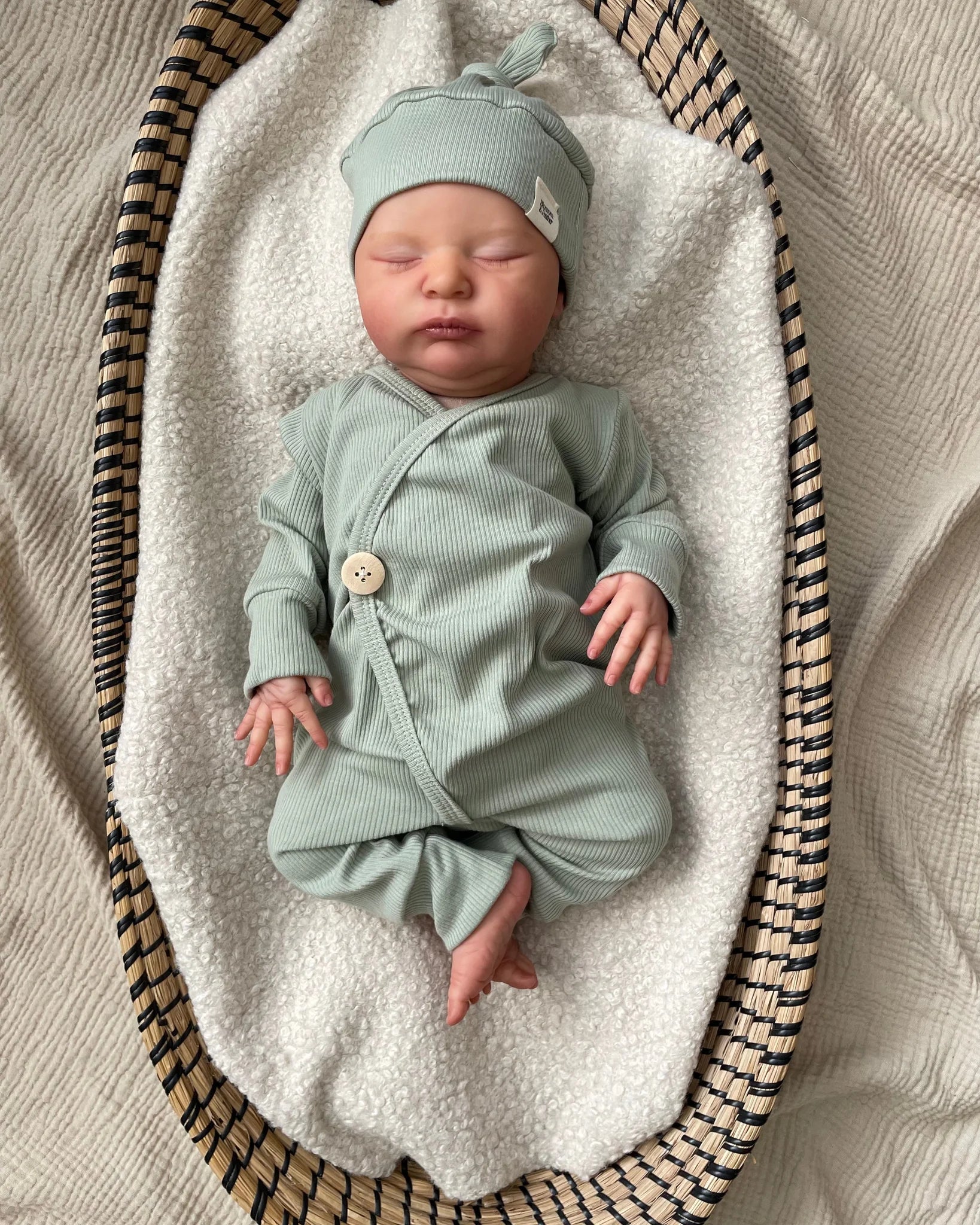 Boxpakje rib | Dusty Groen afbeelding 1 - Blossom & Feather