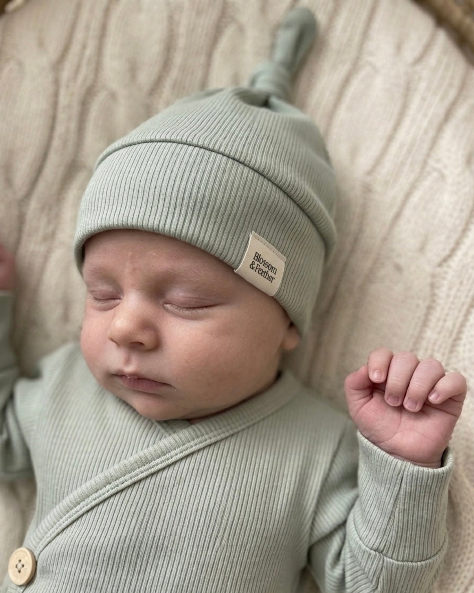 Boxpakje rib | Dusty Groen afbeelding 2 - Blossom & Feather