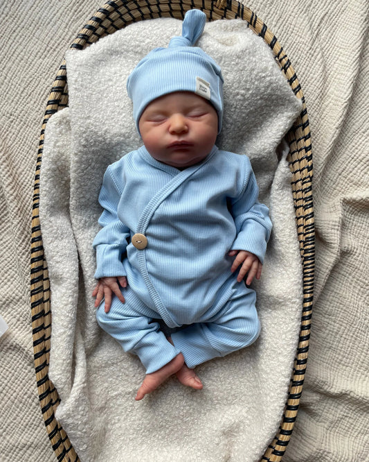 Boxpakje rib | Licht blauw afbeelding 1 - Blossom & Feather