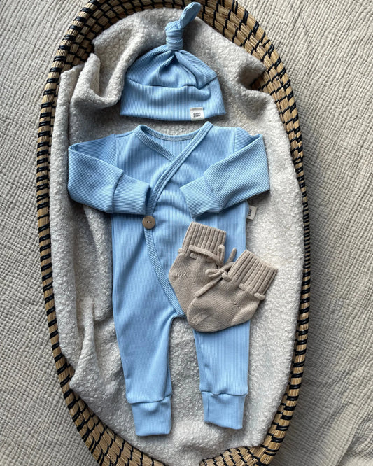 Boxpakje rib | Licht blauw afbeelding 2 - Blossom & Feather