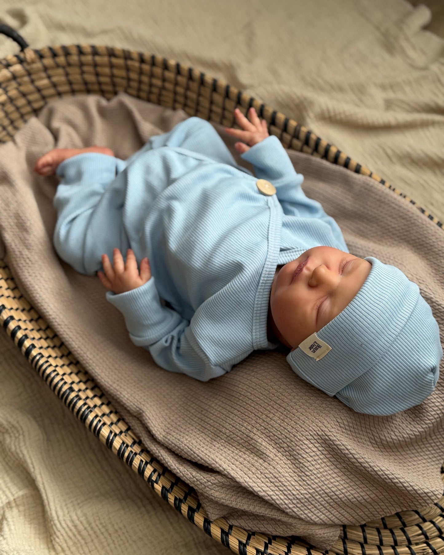 Boxpakje rib | Licht blauw afbeelding 2 - Blossom & Feather