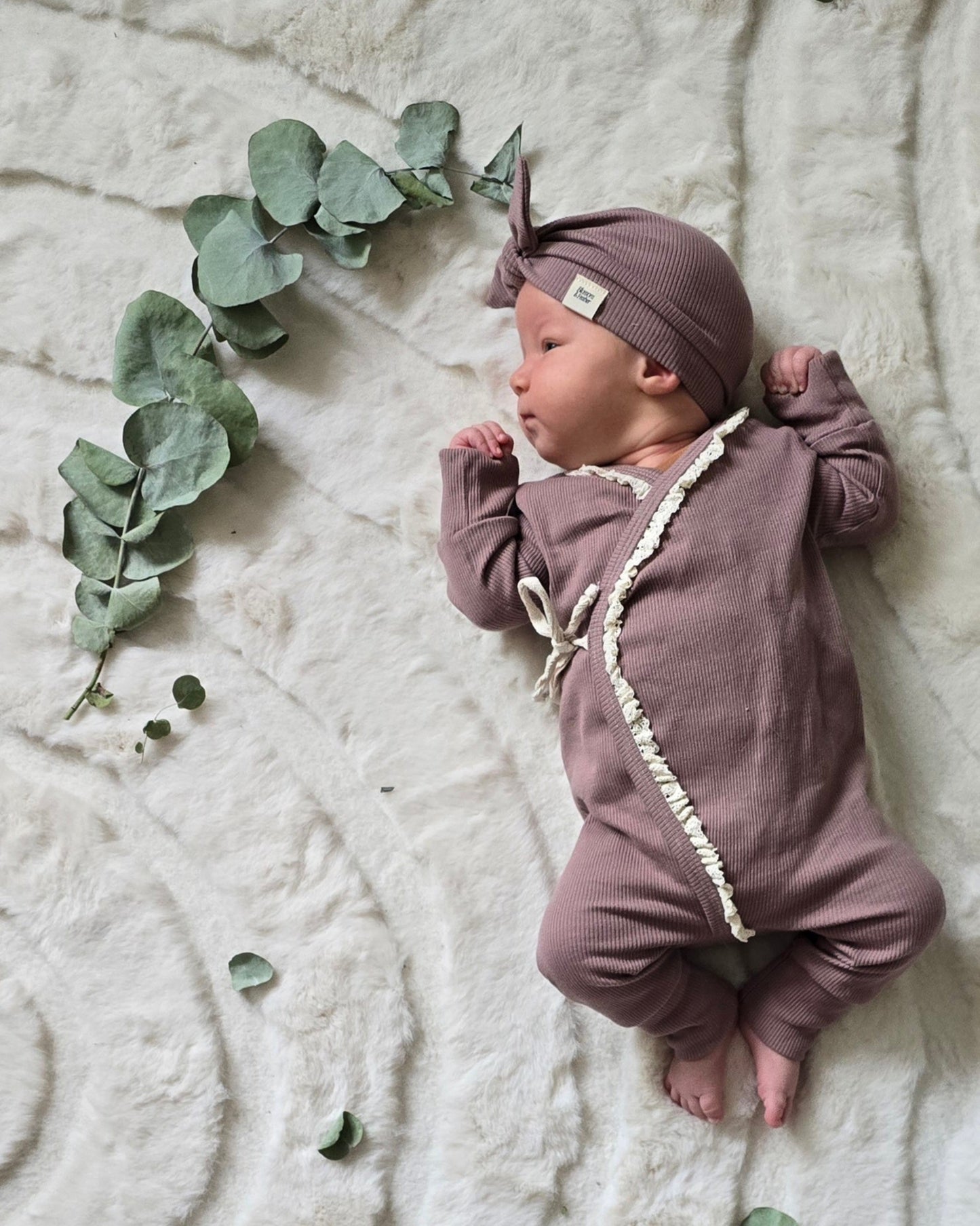 Boxpakje rib | Mauve | Kant afbeelding 5 - Blossom & Feather