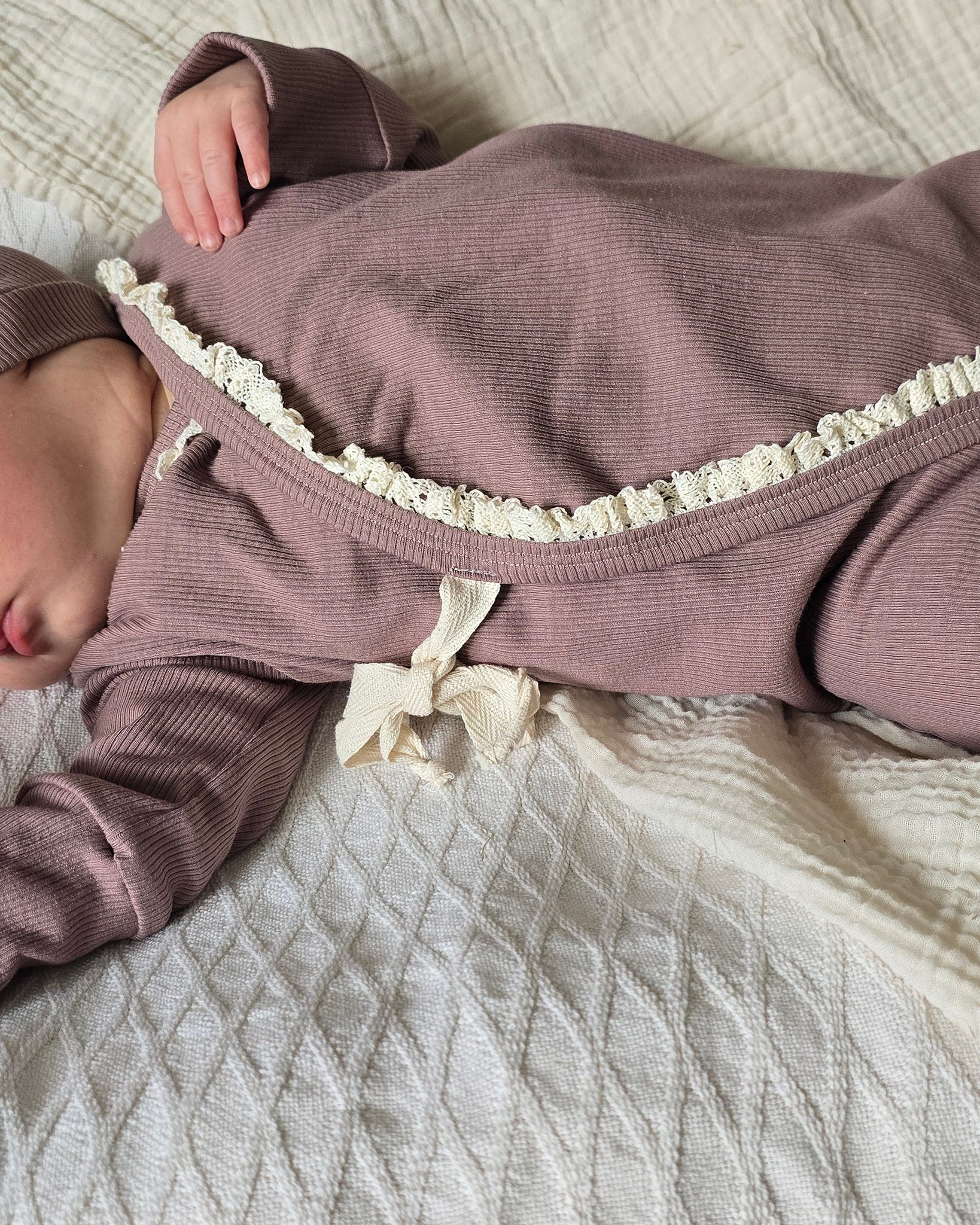 Boxpakje rib | Mauve | Kant afbeelding 9 - Blossom & Feather