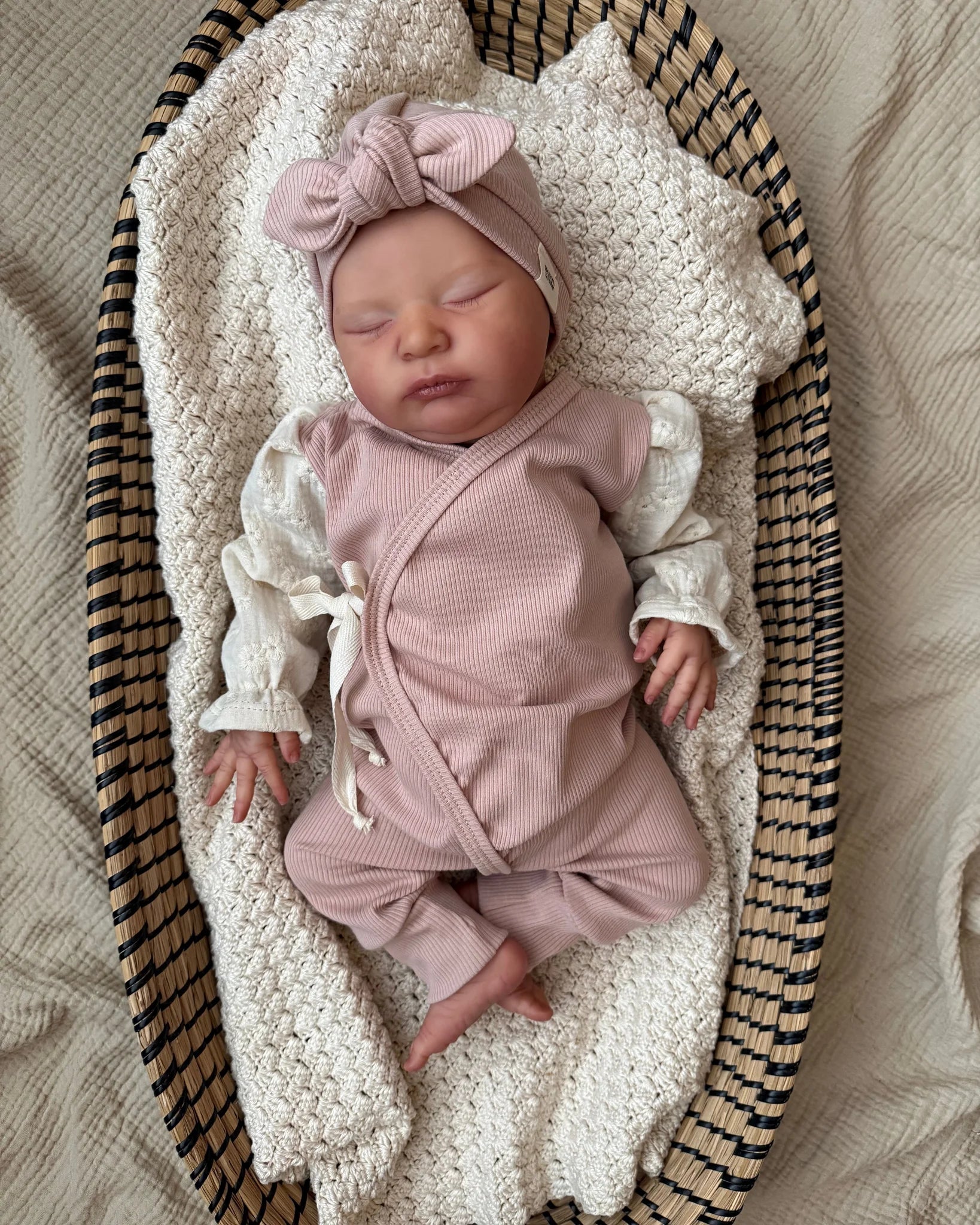 Boxpakje rib | Nude roze | Broderie afbeelding 1 - Blossom & Feather