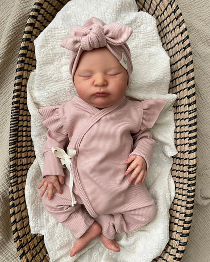 Boxpakje Nude roze | Met of zonder ruffle | Rib afbeelding 1 - Blossom & Feather