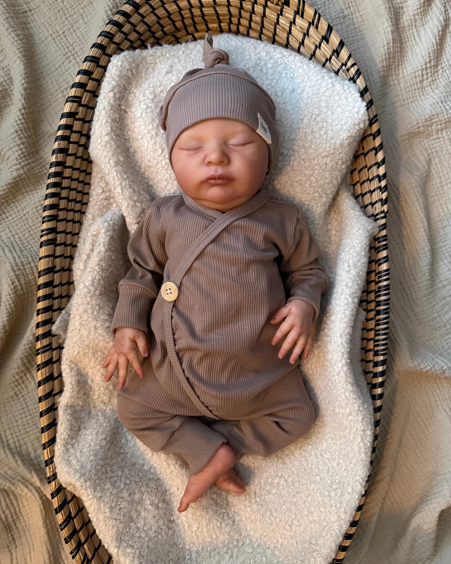 Boxpakje rib | Taupe afbeelding 1 - Blossom & Feather